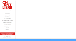 Desktop Screenshot of chantlibre.com